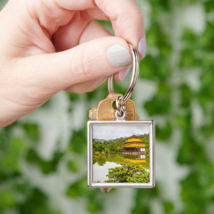 Kinkaku-ji Or Golden Pavilion And Pond, Kyoto Keychain