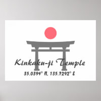 Kinkaku-ji Temple Latitude Longitude