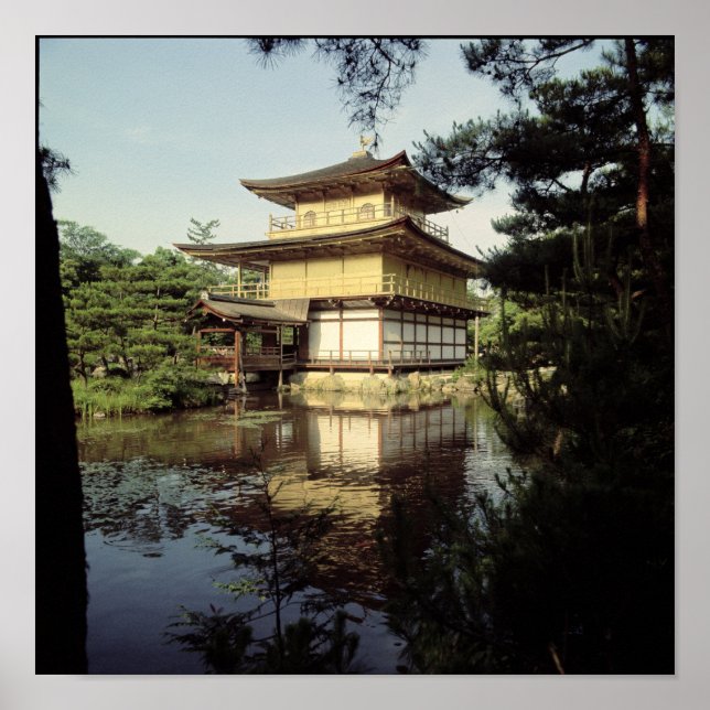 Kinkaku temple dedicated to the memory poster (Front)