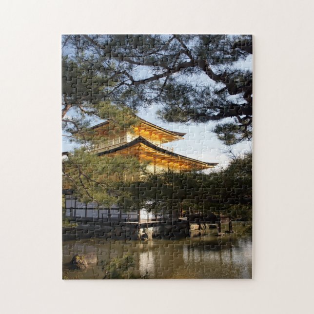 Kinkakuji (The Golden Pavilion) Jigsaw Puzzle (Vertical)