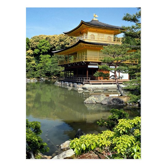 Kinkakuji, the Golden Pavilion, Kyoto, Japan Postcard