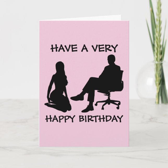 KINKY BANNIVERDAY Cartes de voeux pour Soumissive (Devant)