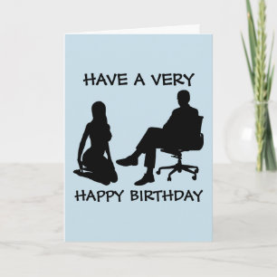 KINKY BIRTHDAY CARD FOR DOMINANT HIM