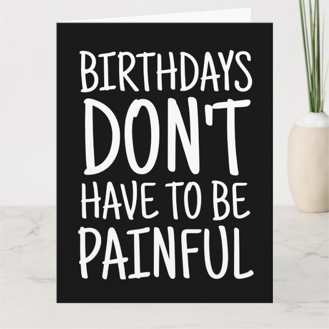 KINKY D/s CARTES D'ANNIVERSAIRE POUR FEMME ELLE (Devant)