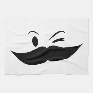Kinky Moustache Kitchen Towel