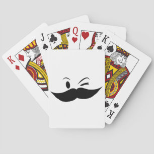Kinky Moustache Playing Cards