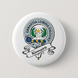 Kinnaird Clan Badge 2 Inch Round Button