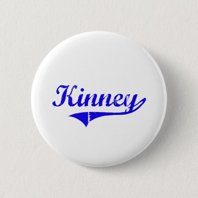 Kinney Surname Classic Style 2 Inch Round Button (Front)
