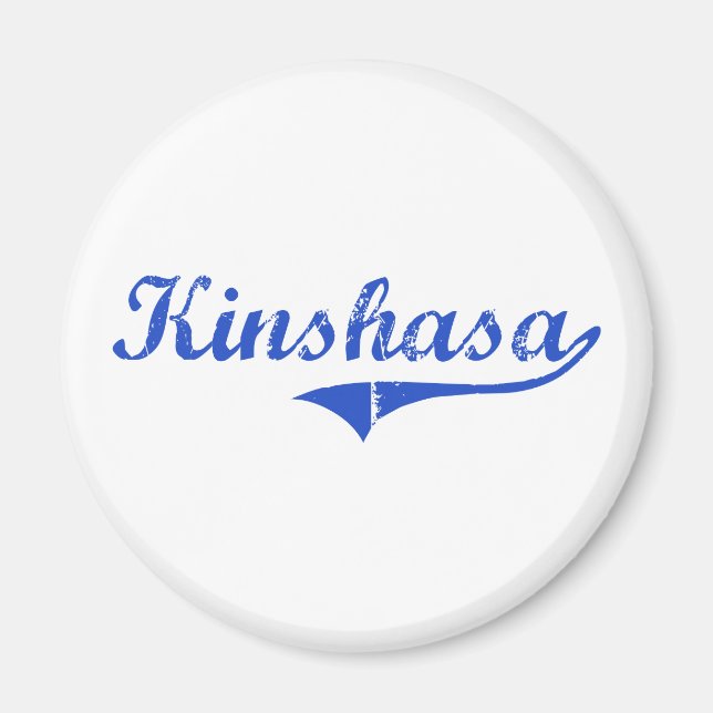 Kinshasa City Classic Magnet (Front)