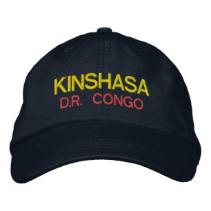 Kinshasa - Congo Emboidred Hat