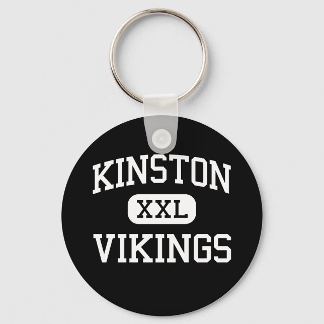 Kinston - Vikings - High - Kinston North Carolina Keychain (Front)