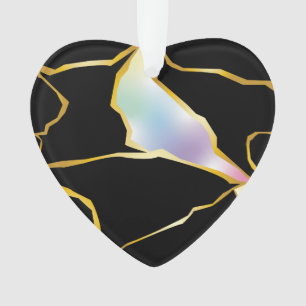 Kintsugi avec ton de bijou multicolore