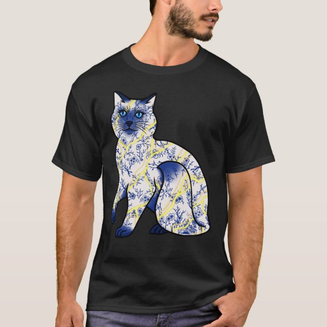 Kintsugi Cat v2 Classic T-Shirt (Front)