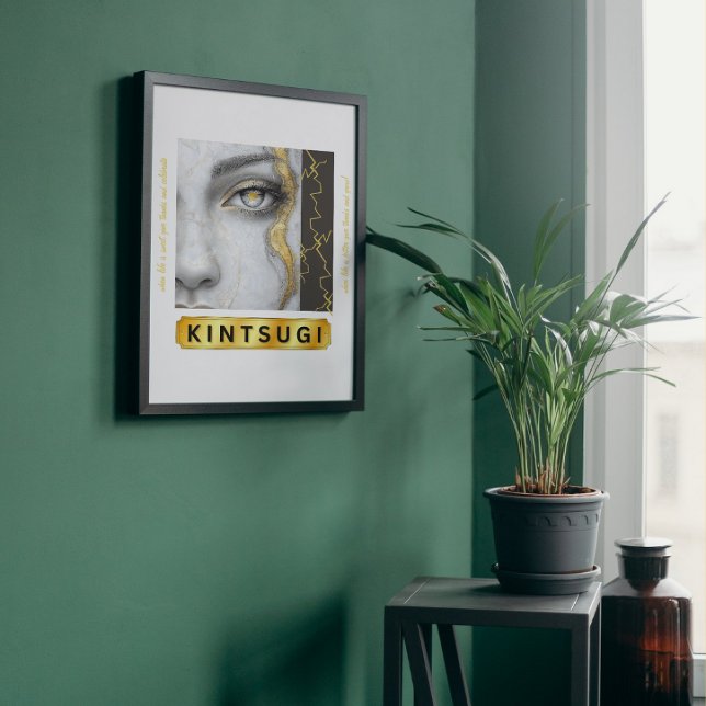 KINTSUGI Poster (Browse the KINTSUGI wall decor ideas for your home or as gifts - reminding you that you are resilent)