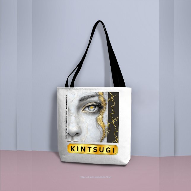 KINTSUGI TOTE (KINTSUGI Totes by Poet Adiela Akoo - great gifts reminding you that you are beautifully resilent)
