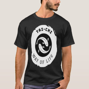 Kio Fish Tai Chi Ying Yang Balance Taoism Meditati T-Shirt