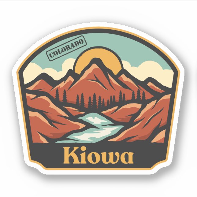Kiowa, Colorado Sticker (Front)