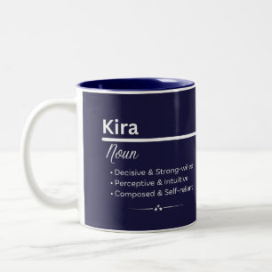 Kira Personalized Name Coffee Mug