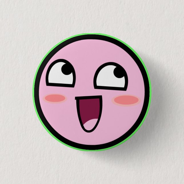 kirby awesome 1 inch round button (Front)