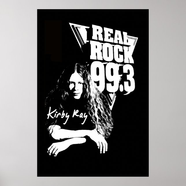 Kirby Ray Poster - Real Rock 99.3 (Devant)