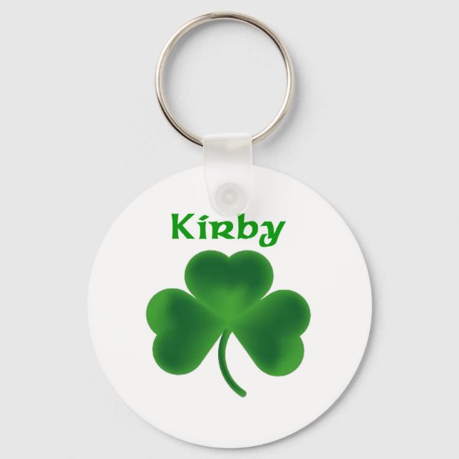 Kirby Shamrock Keychain (Front)