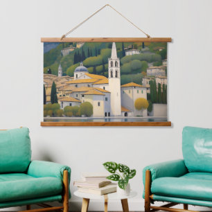 Kirche Cassone Gustav Klimt Painting Captivating Hanging Tapestry
