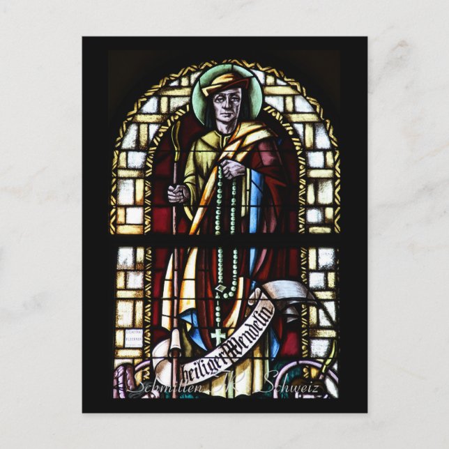 Kirchenfenster Postkarte Postcard (Front)