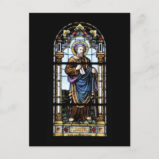 Kirchenfenster Postkarte Postcard (Front)