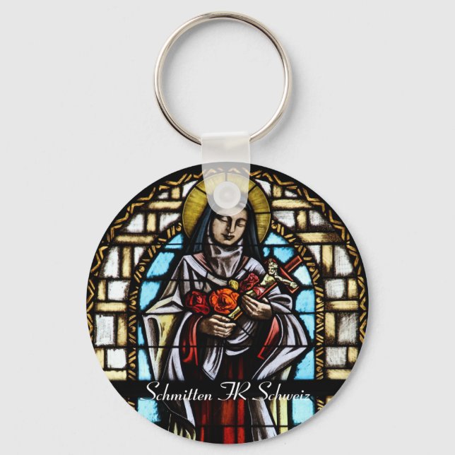 Kirchenfenster Schlüsselanhänger Keychain (Front)