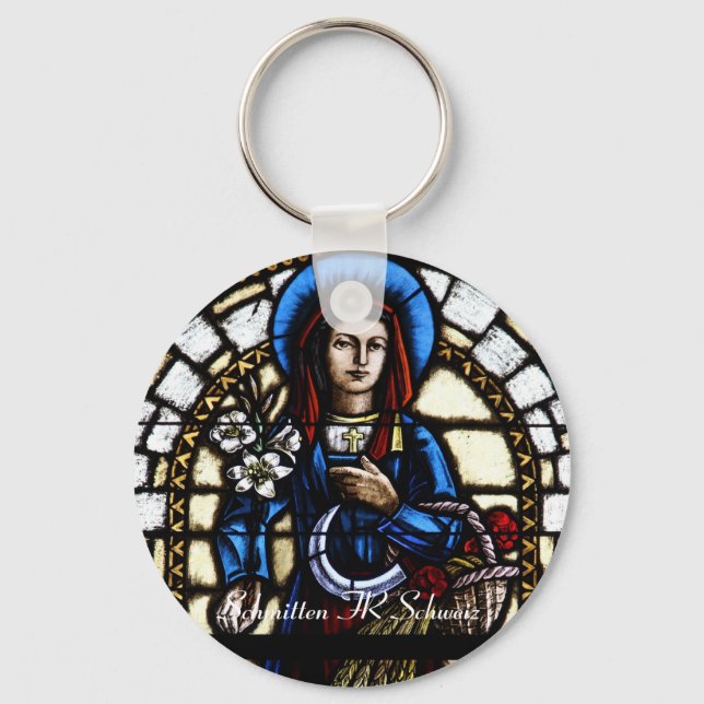 Kirchenfenster Schlüsselanhänger Keychain (Front)