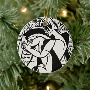 Kirchner Bathtub Expressionist Ornament