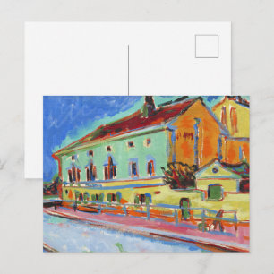 Kirchner Bellevue Dance Hall Expressionist Art Postcard