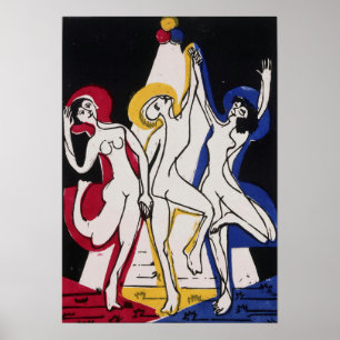 Kirchner - Color Dance Poster