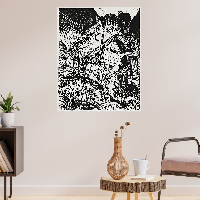 Kirchner Edge: Mountain House Print (Living Room 3)