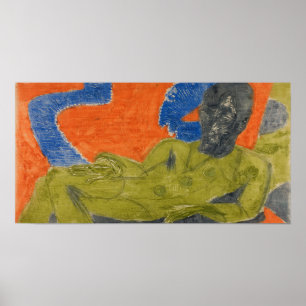 Kirchner - Portrait Of Otto Mueller Poster