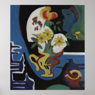 Kirchner - Still Life With Flowers Poster