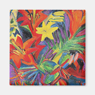 Kirchner - Still Life with Lilies Magnet