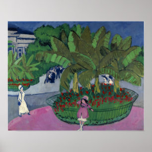 Kirchner - The Boskett Albertplatz In Dresden Poster