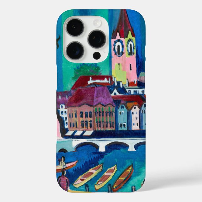Kirchner Zurich Cityscape Expressionist Art Case-Mate iPhone Case (Back)