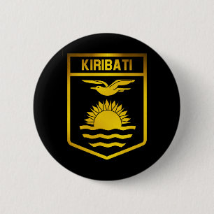 Kiribati Emblem 2 Inch Round Button
