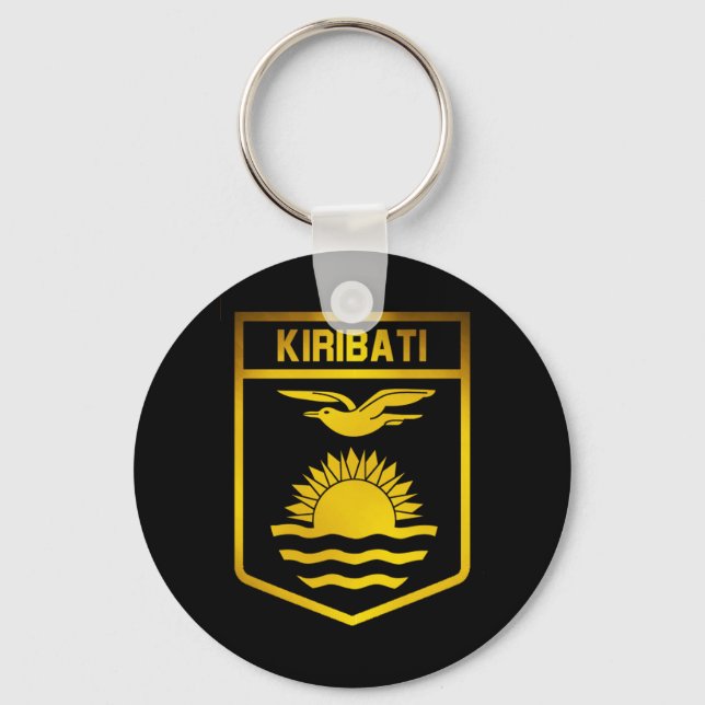 Kiribati Emblem Keychain (Front)