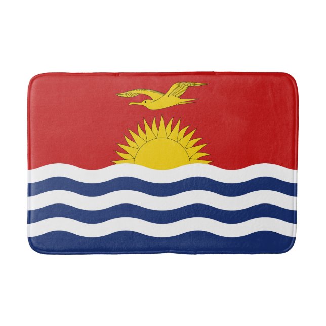 Kiribati Flag Bath Mat (Front)