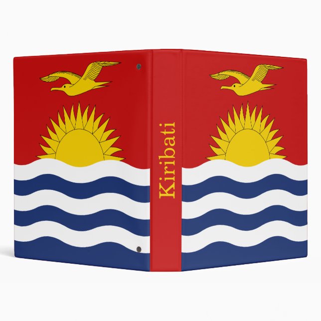 Kiribati Flag Binder (Background)