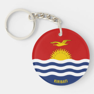 Kiribati Flag Charming Patriotic Keychain