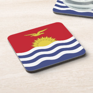 Kiribati flag coaster