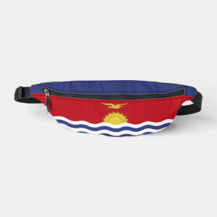 Kiribati flag fanny pack