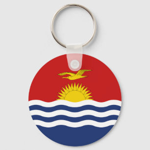 Kiribati Flag Keychain