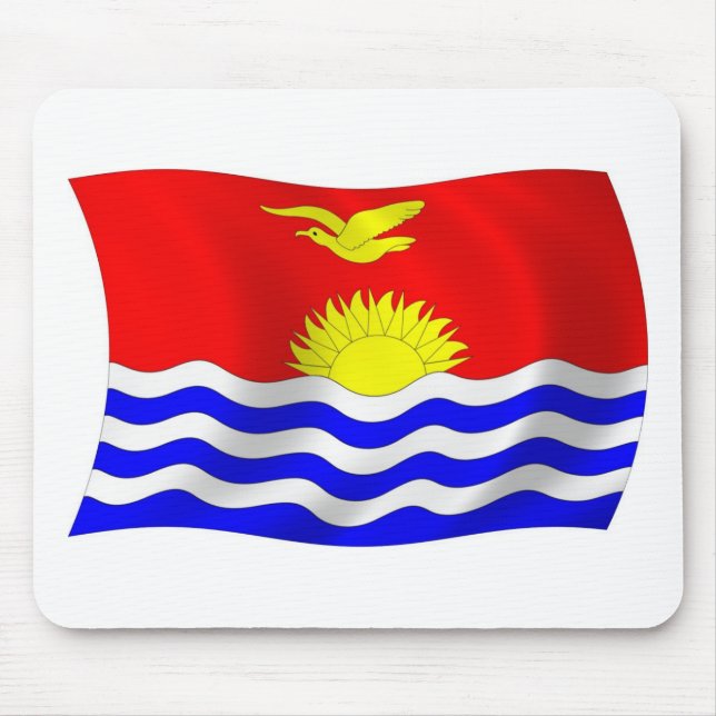 Kiribati Flag Mousepad (Front)