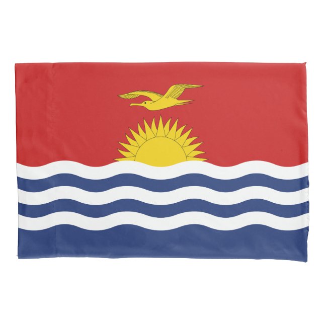 Kiribati Flag Pillowcase (Front)