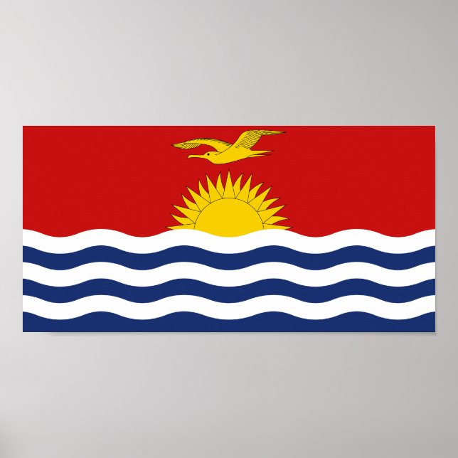 Kiribati Flag Poster (Front)